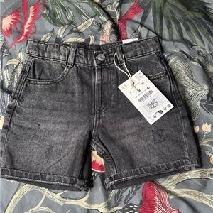 NWT! Zara kids denim skater shorts